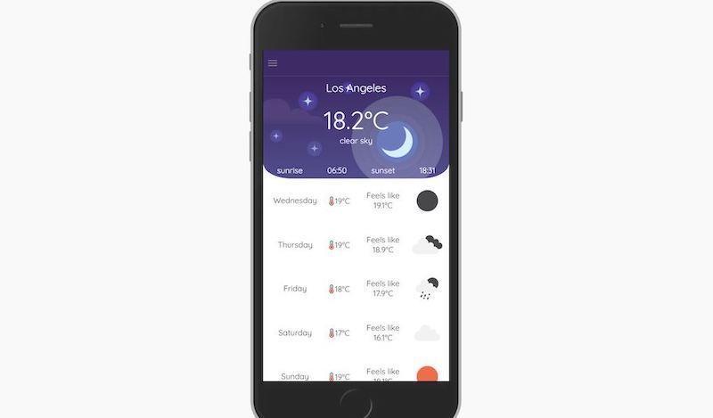 weather app